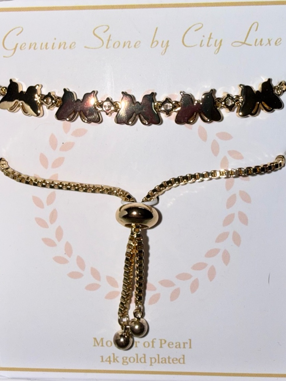 Kohl's Gold Butterfly Bracelet - Shiny Gold Tone